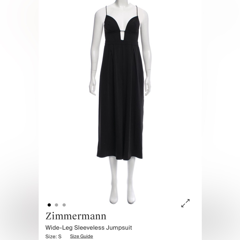 Zimmermann Elegant Black Jumpsuit